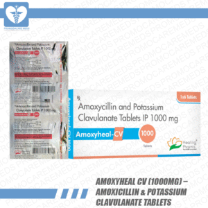 Amoxyheal CV (1000mg) – Amoxicillin & Potassium Clavulanate Tablets