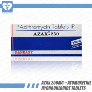 Azax 250mg – Atomoxetine Hydrochloride Tablets
