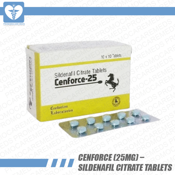 Cenforce (25mg) – Sildenafil Citrate Tablets