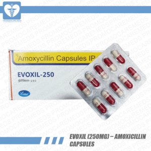 Evoxil (250mg) – Amoxicillin Capsules