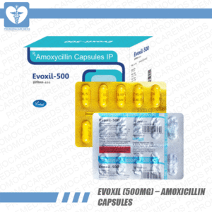 Evoxil (500mg) – Amoxicillin Capsules