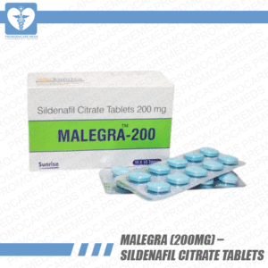 Malegra (200mg) – Sildenafil Citrate Tablets