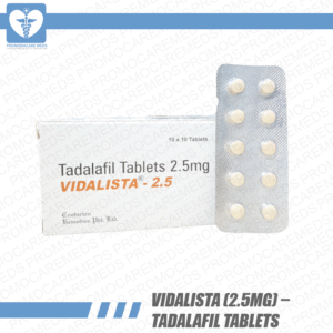 Vidalista (2.5mg) – Tadalafil Tablets